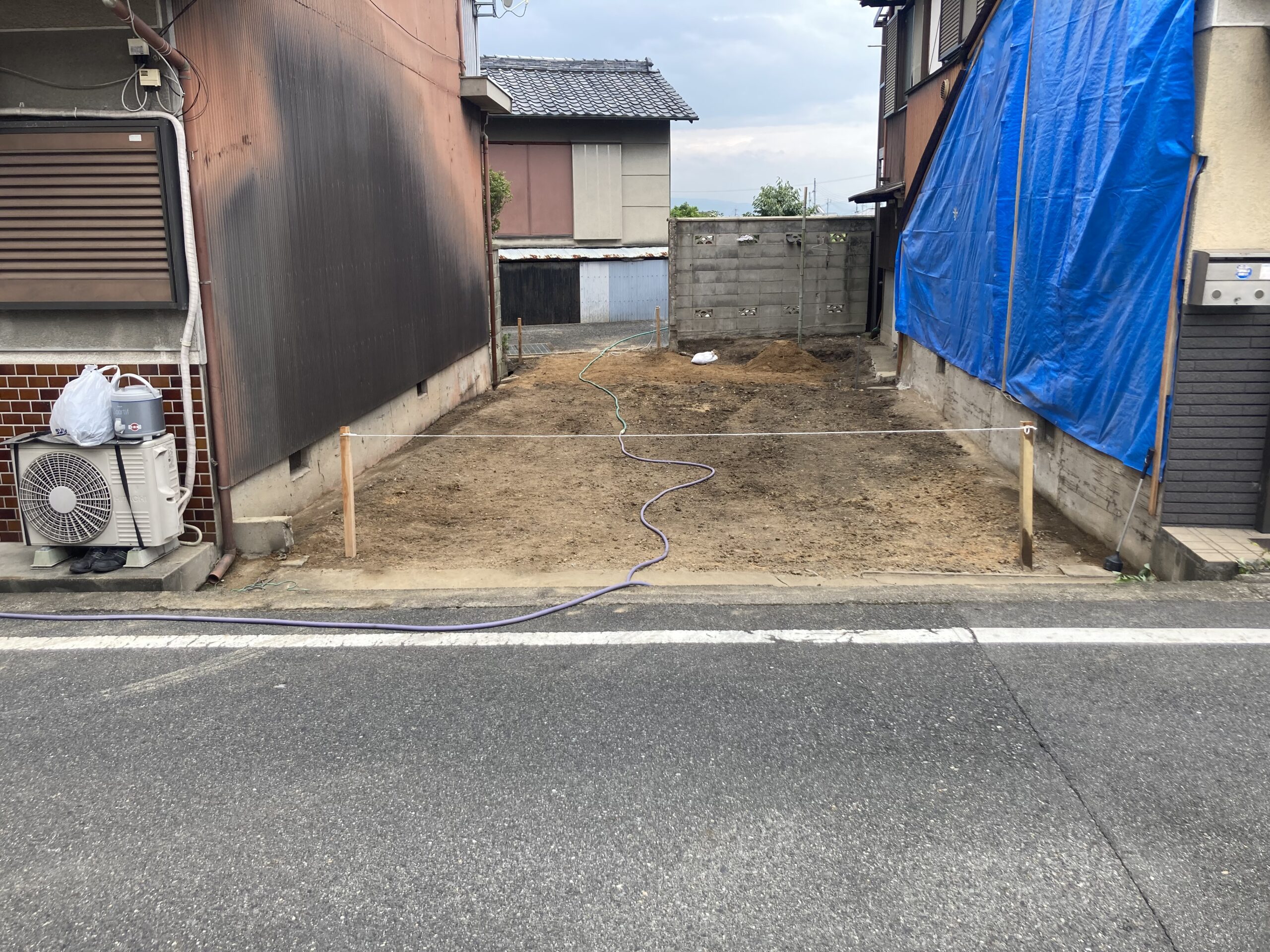 現場完了写真-大和郡山市（平屋木造手解体）